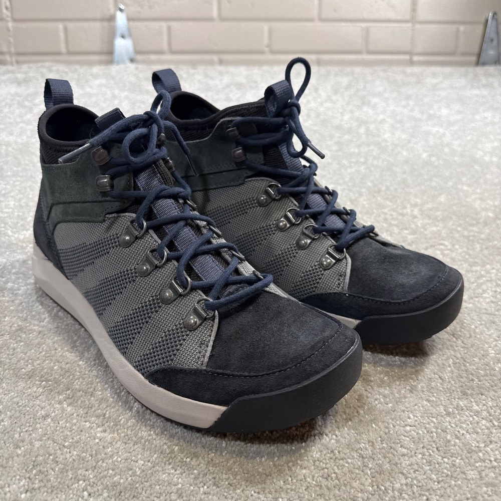 LL Bean Vista Mid Hiking Boots NWOB Womens 10 Gray Suede Mesh Sneaker Gorpcore